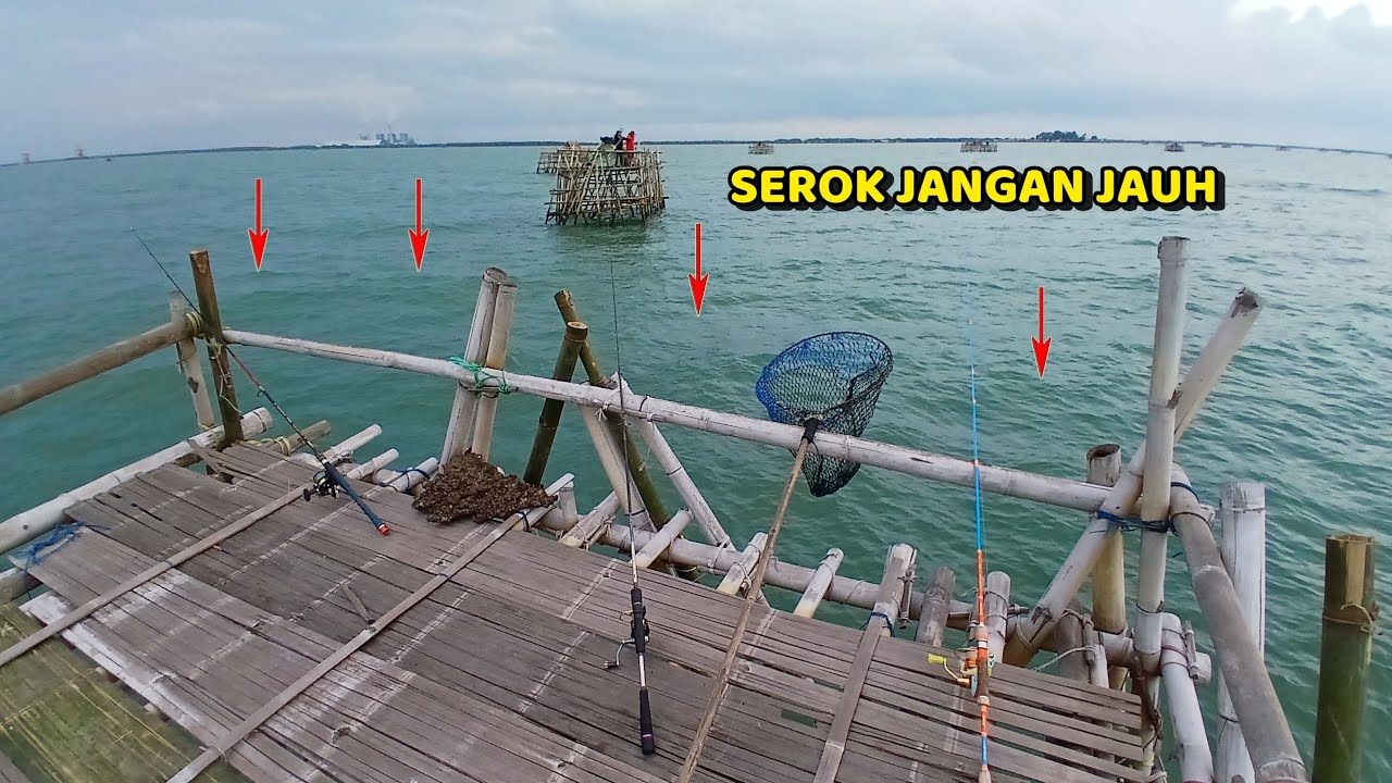 Bersyukur... Pas mancing di bagan ada hasil untuk di masak, padahal cuaca burik