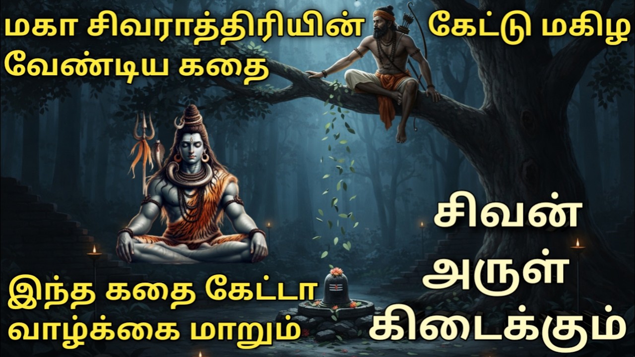 மகா சிவராத்திரி | வேடன் கதை கேளுங்கள் | வாழ்கை மாறும் | சிவன் அருள் கிடைக்கும் | #mahashivaratri