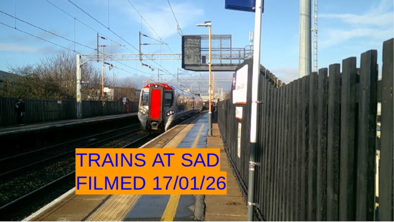Trains at Sandwell And Dudley 17/01/26
