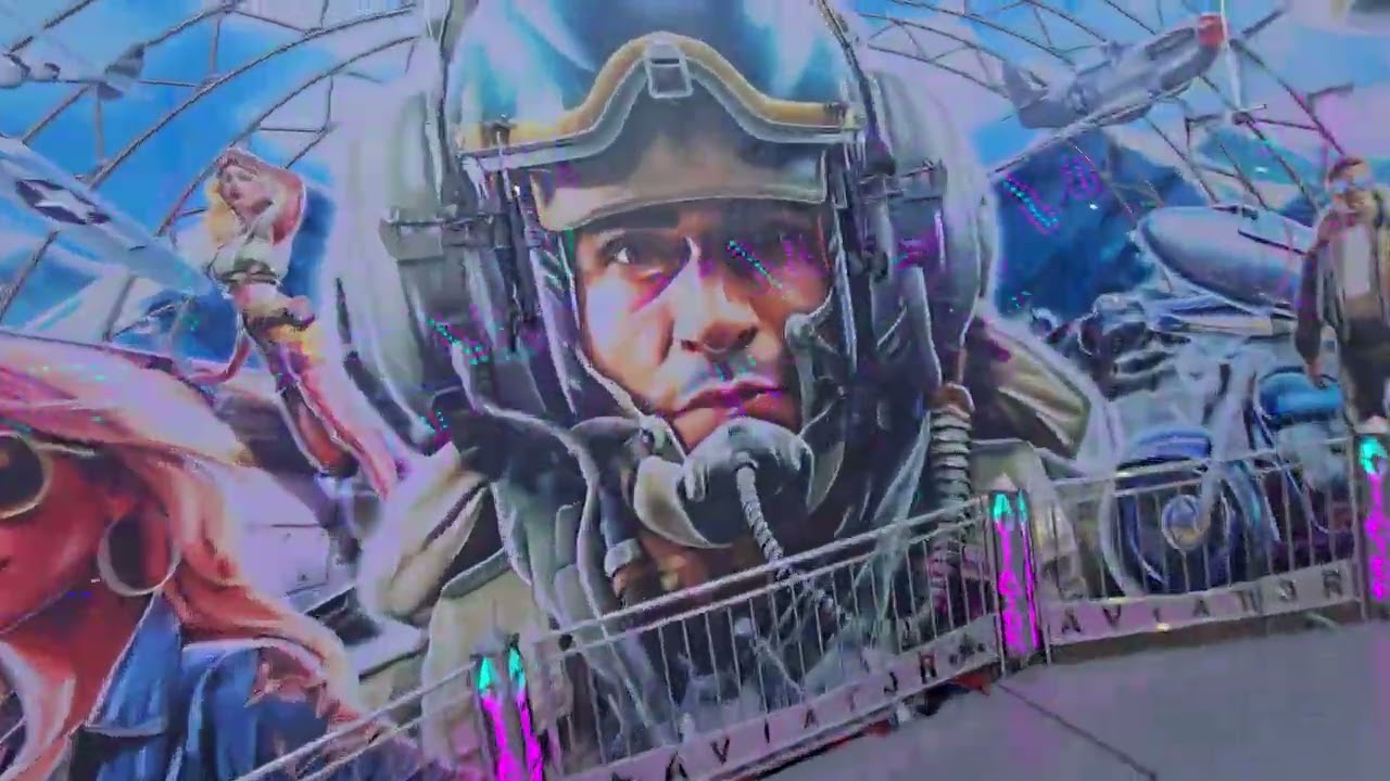 Aviator - (Ockers) Pinksterkermis Delfzijl 2025 (Onride) 4K
