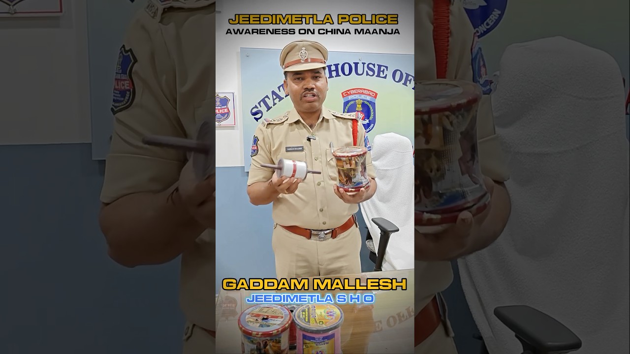 Say no to China Manja | Happy Sankrathi | Kits festival #police @police