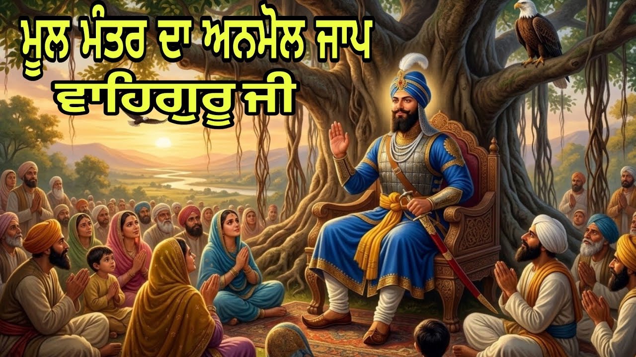 Waheguru da jaap/ mool mantr fast path simran/mool mantr gurbani/ Mool mantr anmol Jaap/ mool mantr 