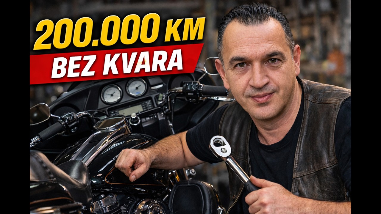 Harley 200 000 km BEZ GENERALKE — Evo kako