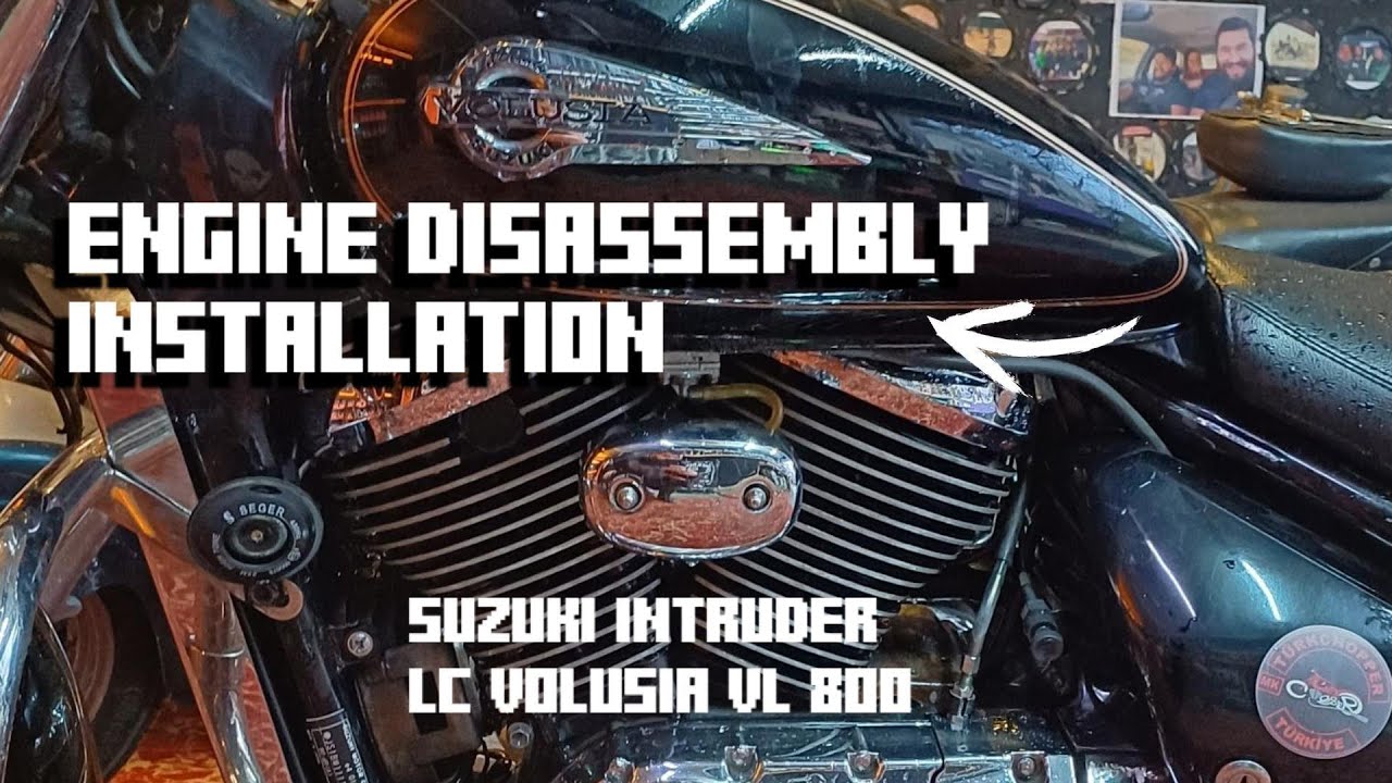 10 Minutes - Suzuki Intruder VL 800 LC Volusia - Engine Installation