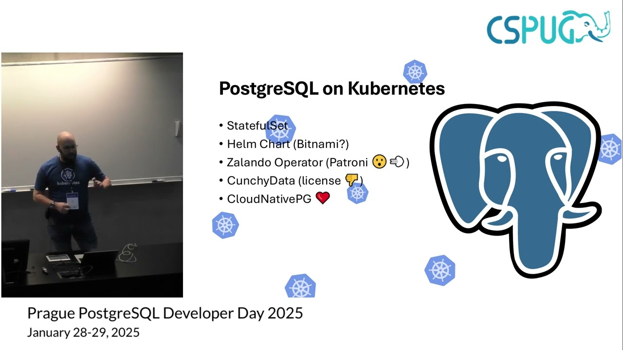 CloudNativePG: Postgres na Kubernetes / Vojtěch Mare&scaron;