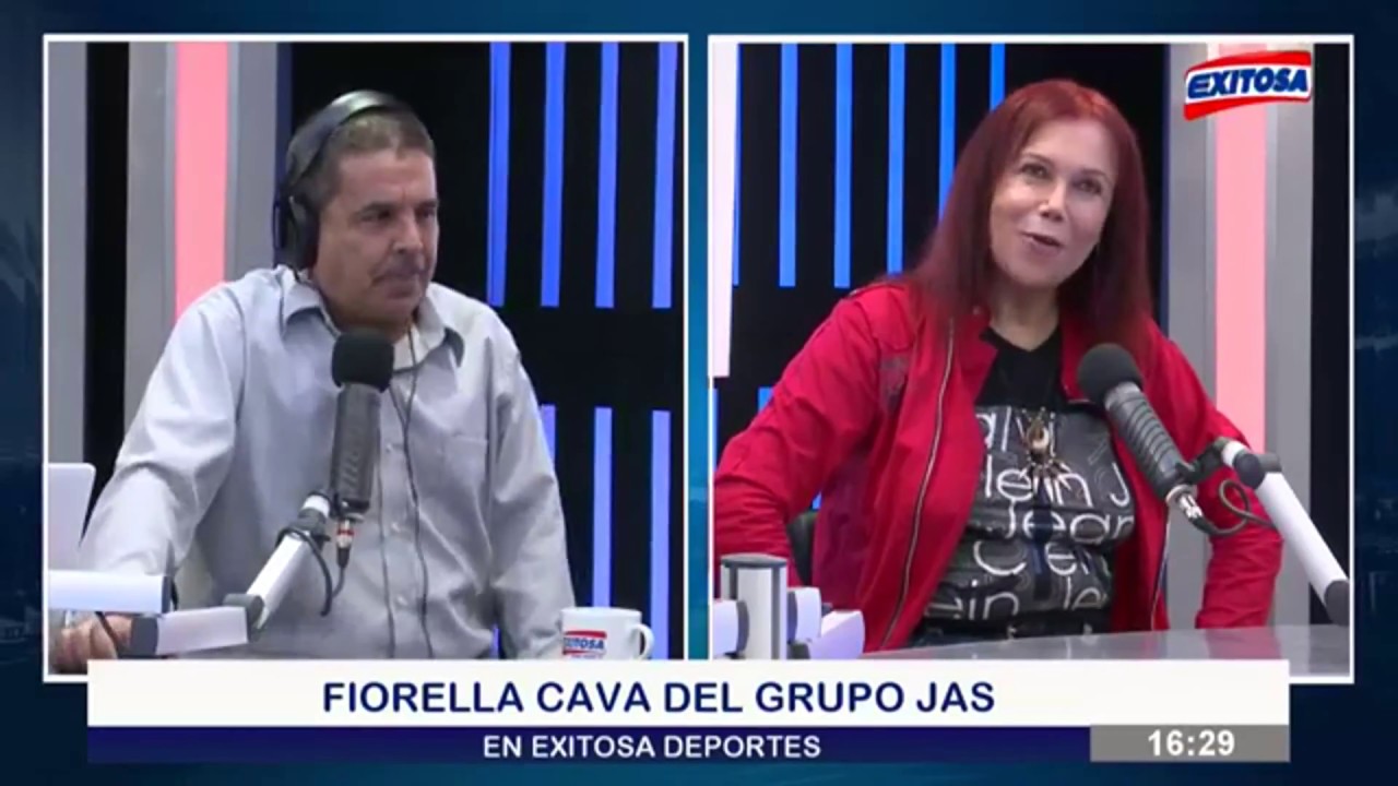 Fiorella Cava de JAS EN VIVO   Exitosa Deportes con Gonzalo Núñez