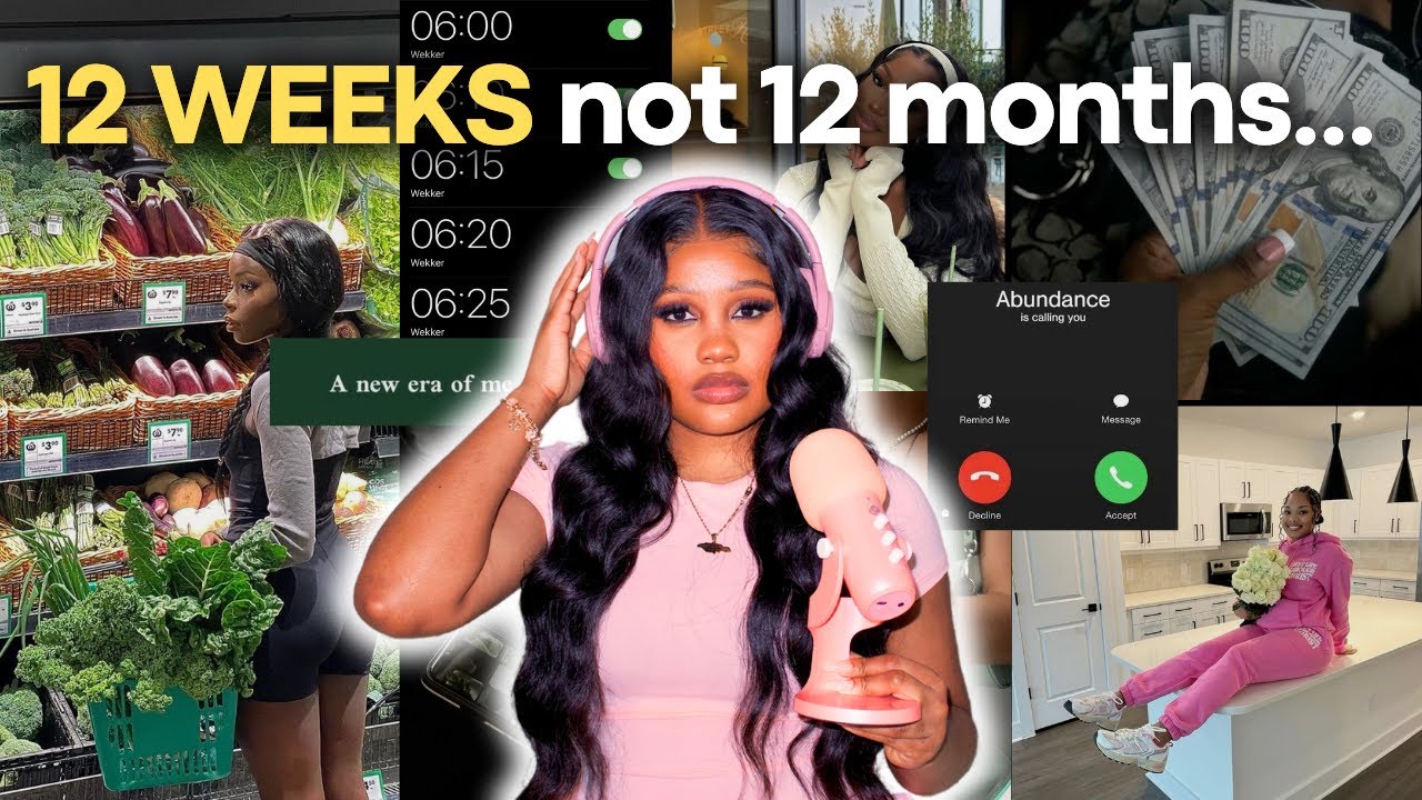 How to become UNRECOGNIZABLE in 12 weeks: Rebrand your life, set goals, level up & transform in 2025