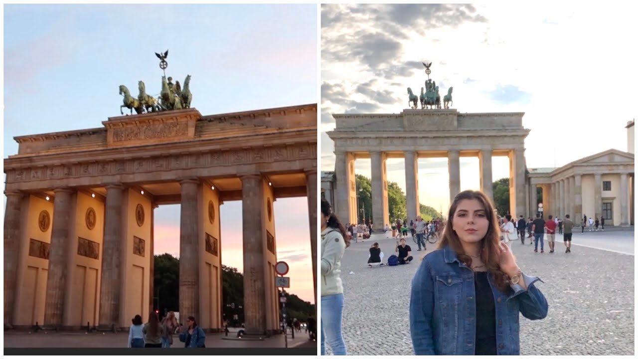 Berlin 🇩🇪 Das Brandenburger Tor  زرنا بوابة برلين  🇮🇶I شوفو صديقتنا من ارتيريا تتكلم عراقي