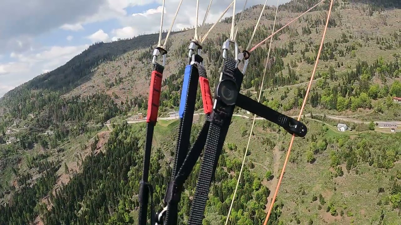 Paragliding Over Panarotta in 4K part 9, RAW FOOTAGE, NO MUSIC, NO VOICE-OVER, NO EDITING