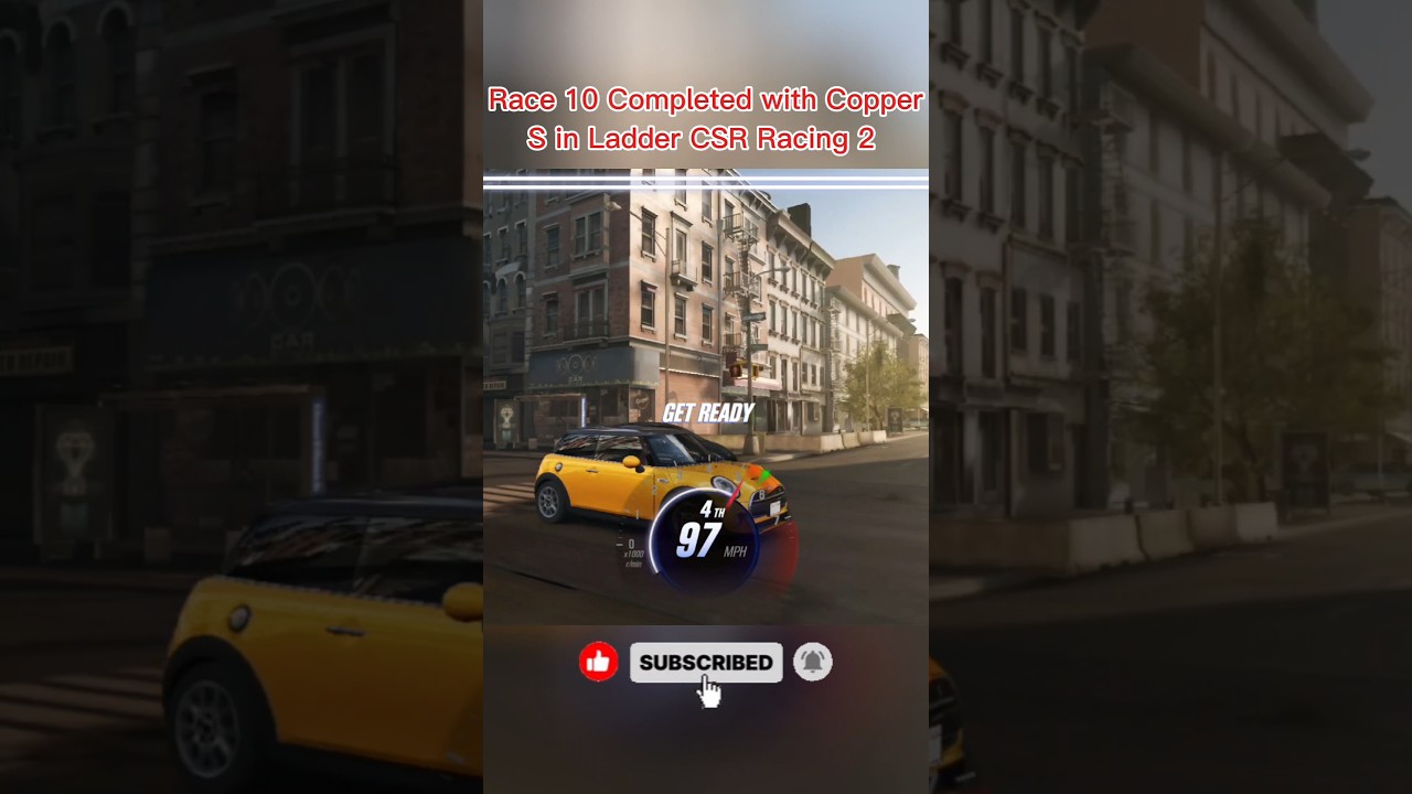 Race 10 Completed with Copper S in Ladder CSR Racing 2 || 