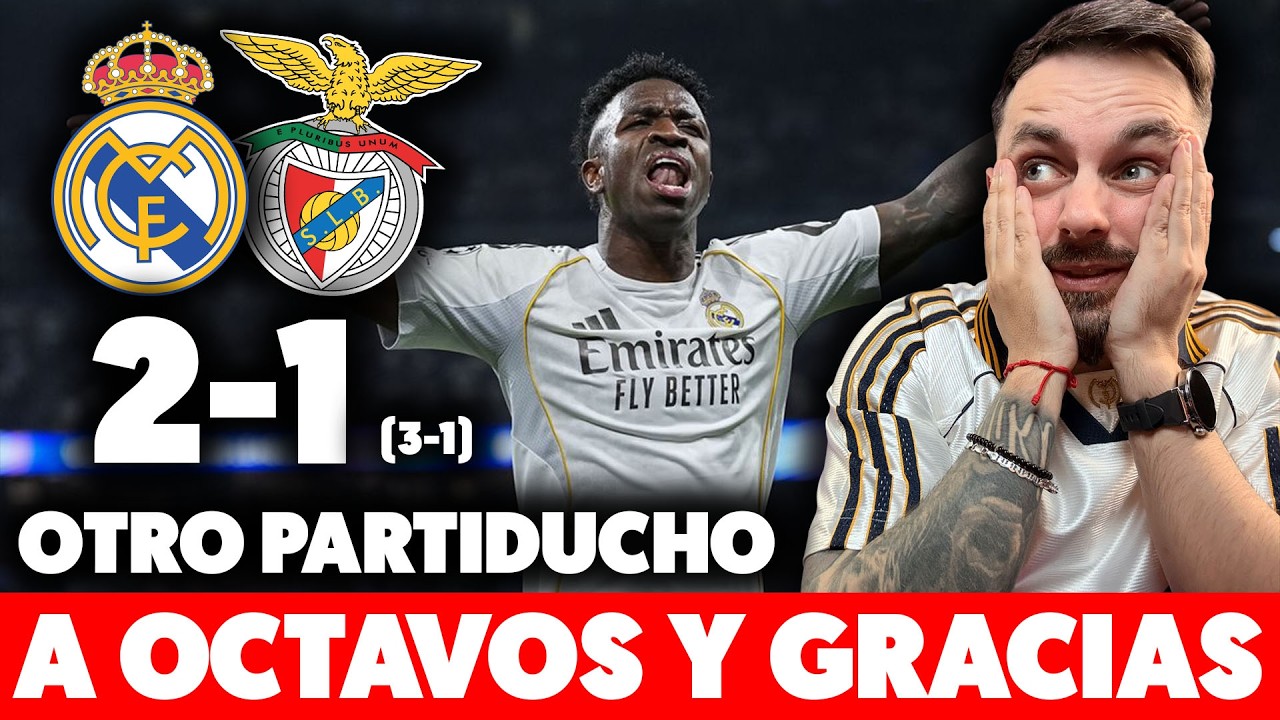VINICIUS y COURTOIS SALVAN a un MADRID PATÉTICO de FÚTBOL 2-1 (3-1) SUSTO ASENCIO y GRAN TCHOUAMENÍ
