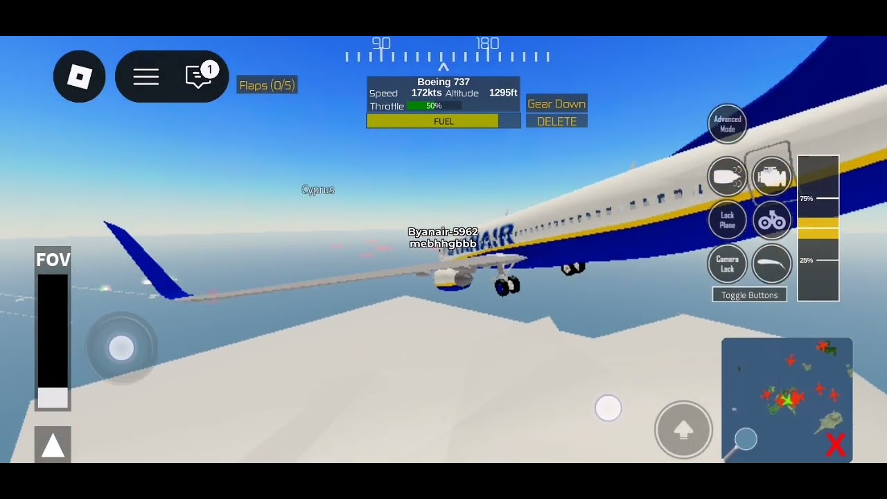 Butter landing