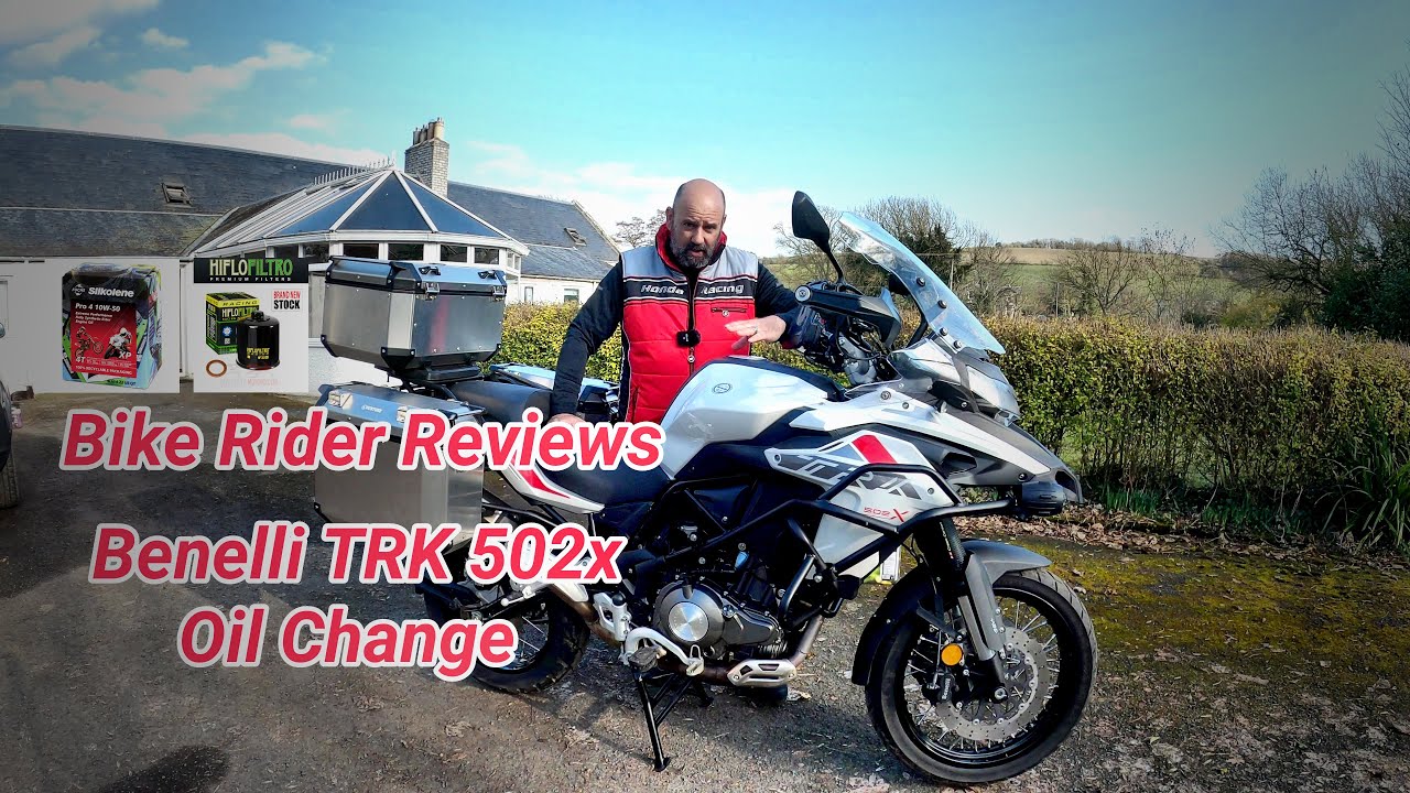 How To Change The Engine Oil And Filter On A TRK 502X