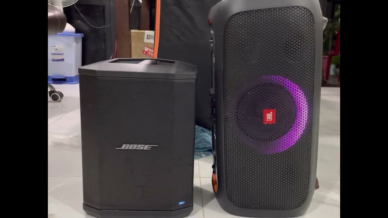 Bose S1 pro 160w vs JBL on the go 100w