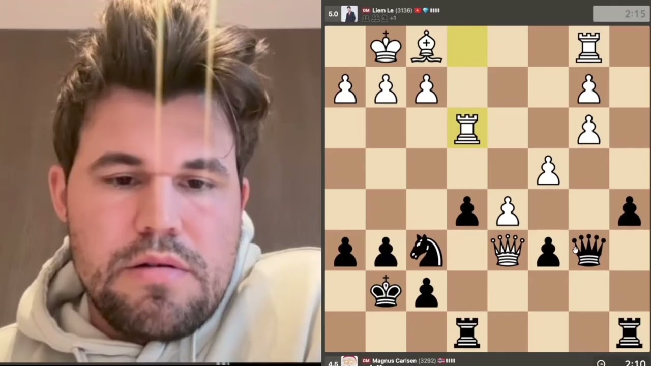 Magnus Carlsen shows us how to fight knight f3 opening.