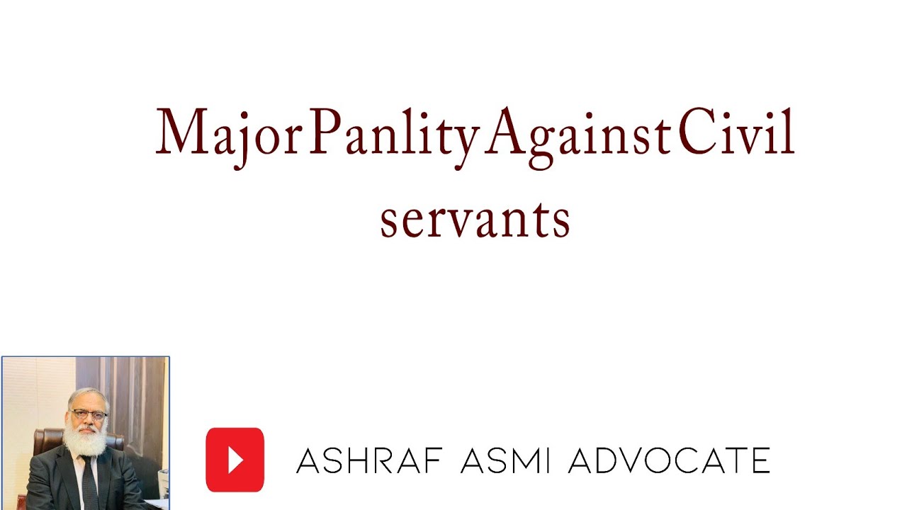 Major Penality For Civil Servant