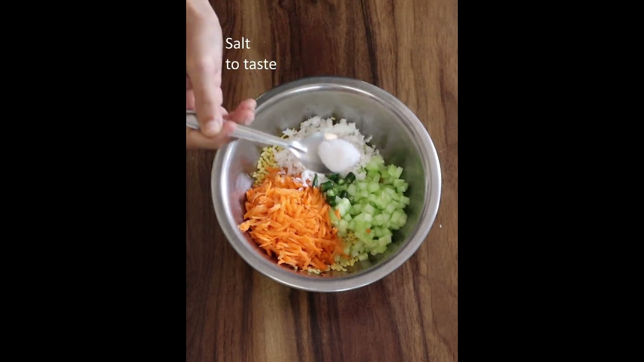 Kosambari Recipe || Moong Dal Salad || Simple Salad #kosambari #moongdalsalad