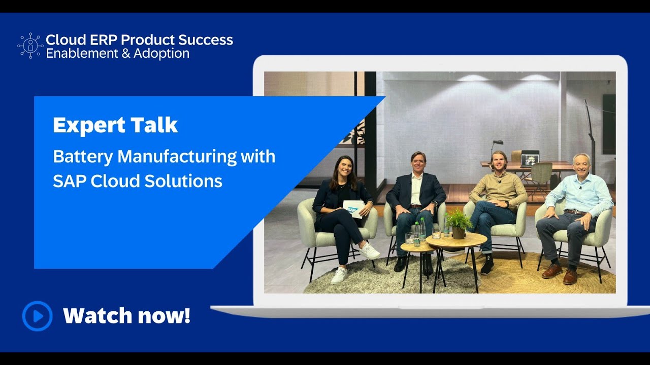 Battery Manufacturing with SAP Cloud Solutions | Expert Talk