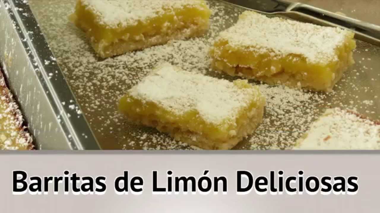 Barritas de Limón Deliciosas y Fáciles -- The Frugal Chef
