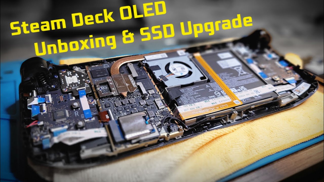 Unboxing & Upgrading The SSD Of The Steam Deck OLED!