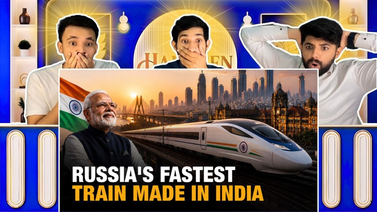 🔥Russia's Fastest Train Made In India 😲| Pakistani Reaction 🚆