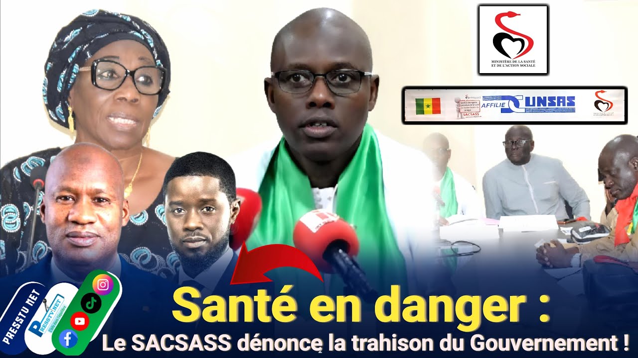 🔴Logement, primes, retraite : Les 8 exigences des agents de santé face au Gouvernement.