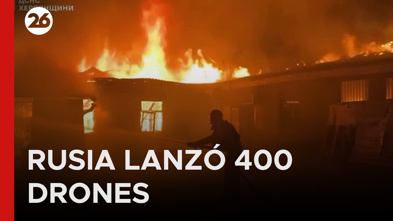 🇺🇦 RUSIA ATACA CON 400 DRONES | 