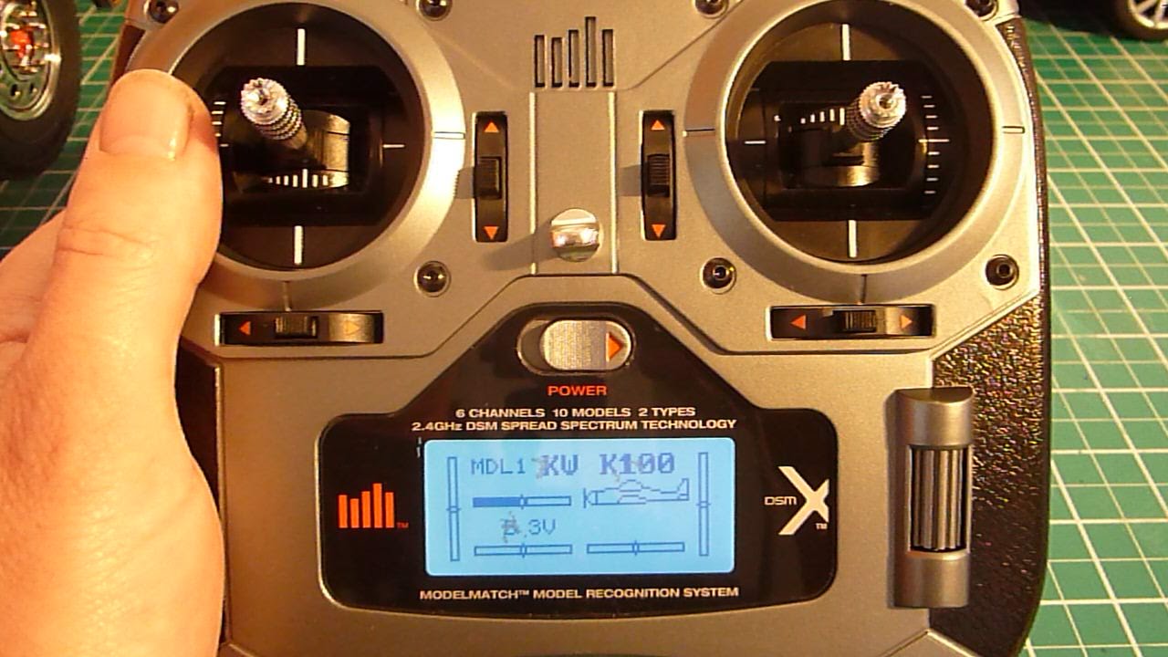 Spektrum DX6i Dual Rate with Tamiya MFC 03 set up