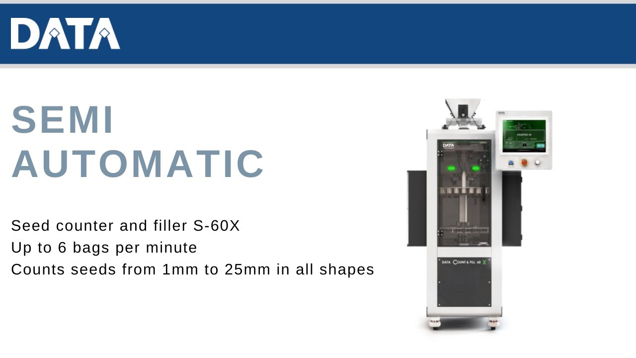 Seed Counter and Filler 60X  | Seed Counting Machine | Vision Counting | 30,000 Seeds Per Minute