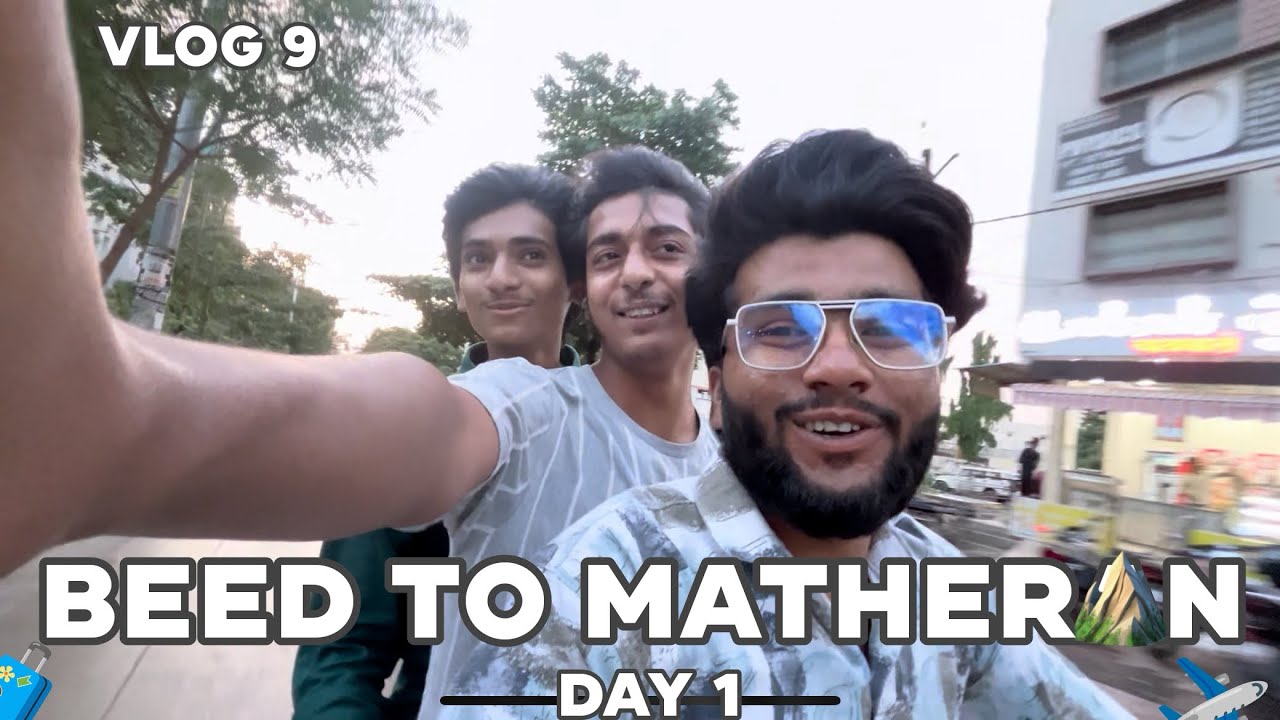 Beed to Aurangabad  se Matheran ✈️🌎 | Matheran 🏔️ 11/07/2025