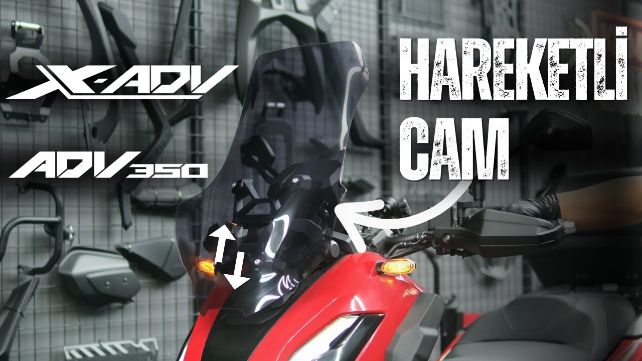 Honda ADV350 / X-ADV Elektrikli Hareketli Cam – KNMASTER Hareketli Cam Yükseltme Sistemi