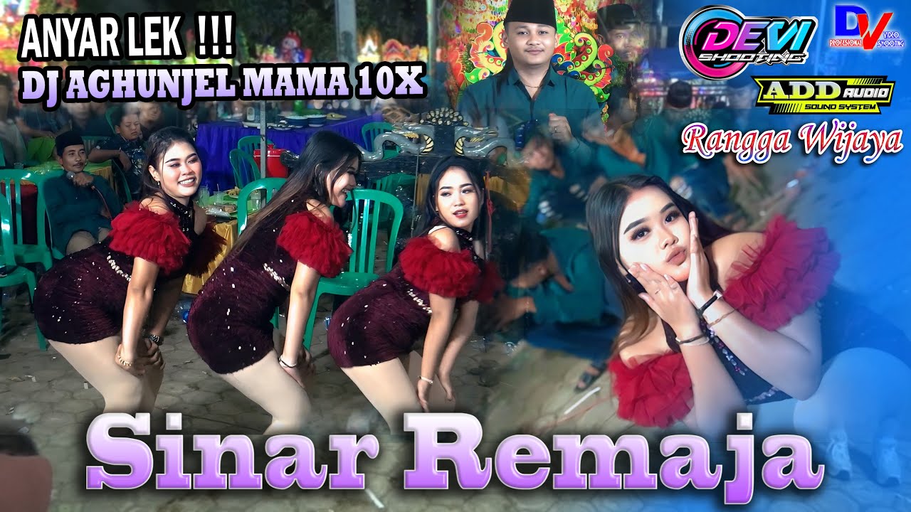 VIRAL ANYAR LEKK DJ AGHUNJEL MAMA 10X - KUDA MASUK TEROP SINAR REMAJA TERBARU