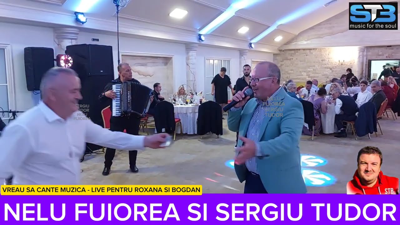SERGIU TUDOR SI NELU FUIOREA - VREAU SA CANTE MUZICA - LIVE PENTRU ROXANA SI BOGDAN