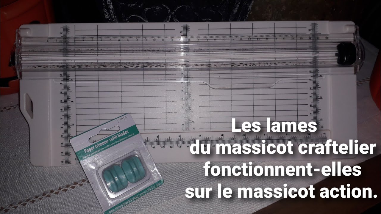 Les lames du massicot craftelier fonctionnent-elles sur le massicot action????