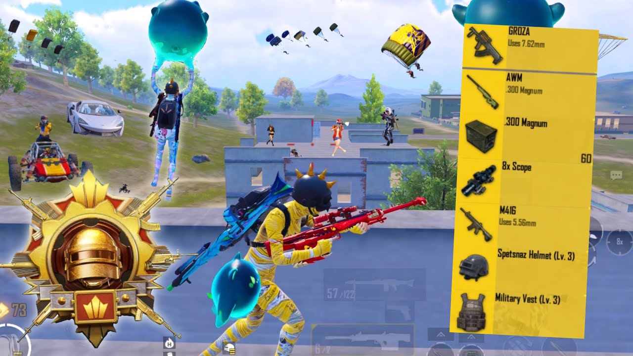 I PLAYED with REAL BEST LOOT😍GROZA + AWM + 8x | PUBG Mobile