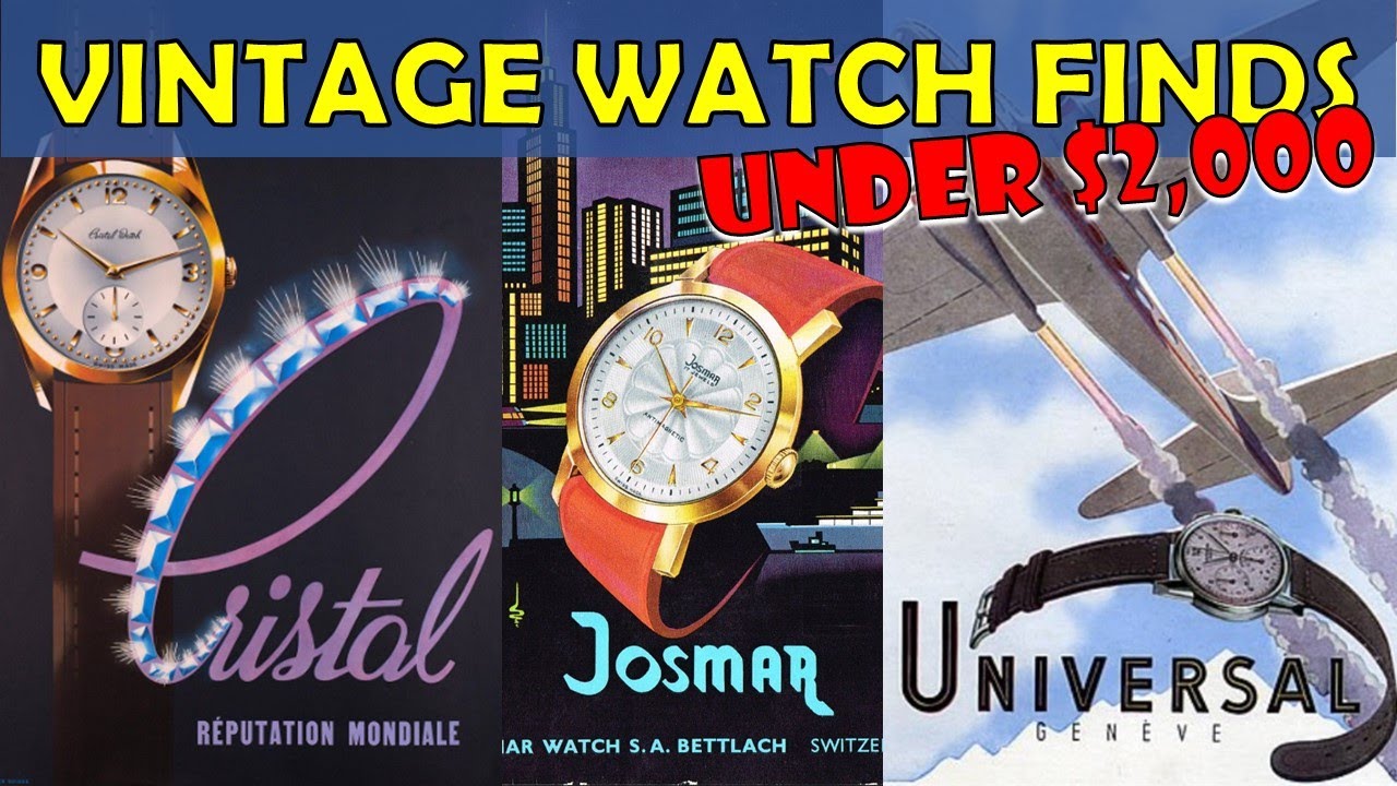 Vintage Watch Finds Under $2,000