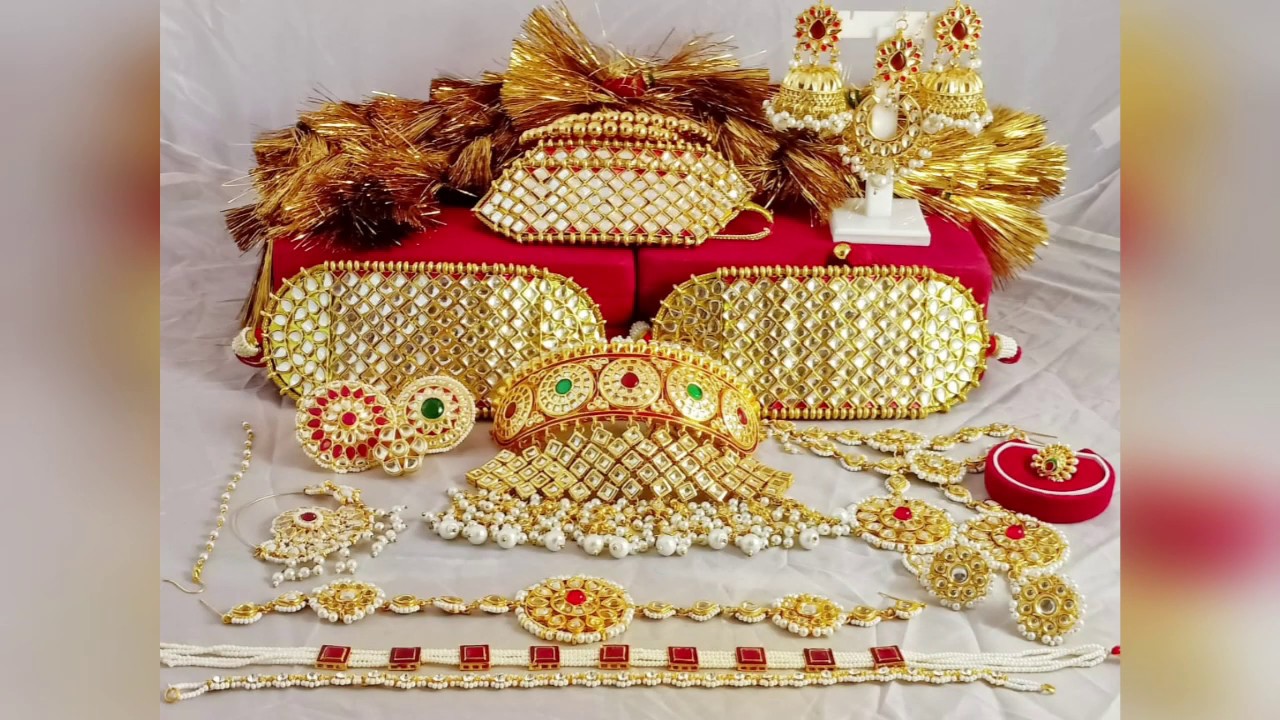 Rajasthani Jwellery Rakhdi, AAd, Baju, Hathpan, Necklace, Tika, Karnfool, By Dhanlaxmi handiicraft