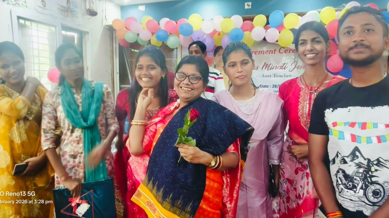 Retirement Ceremony of our respected mam miss Minati Jena 
