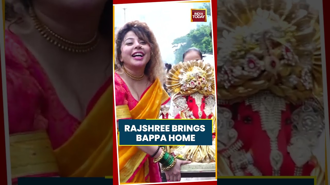 Rajshree Brings Bappa Home #bollywood #ganeshchaturthi #rajshree