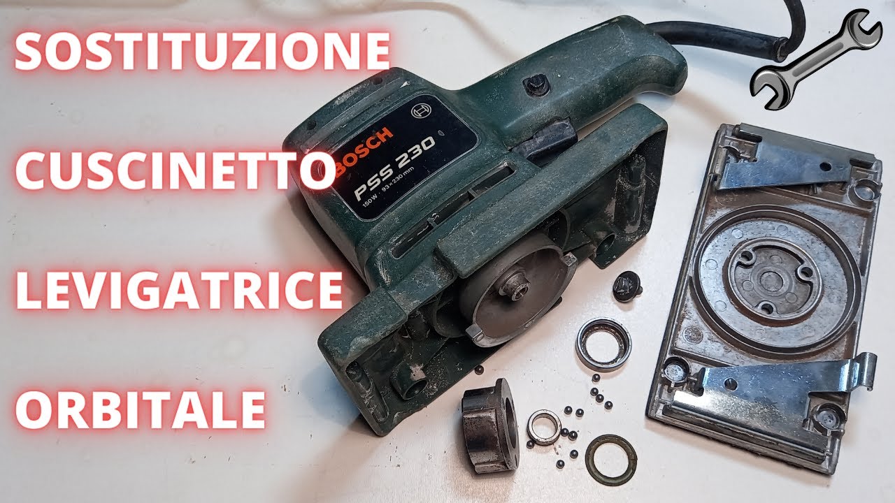 Come sostituire cuscinetto levigatrice orbitale