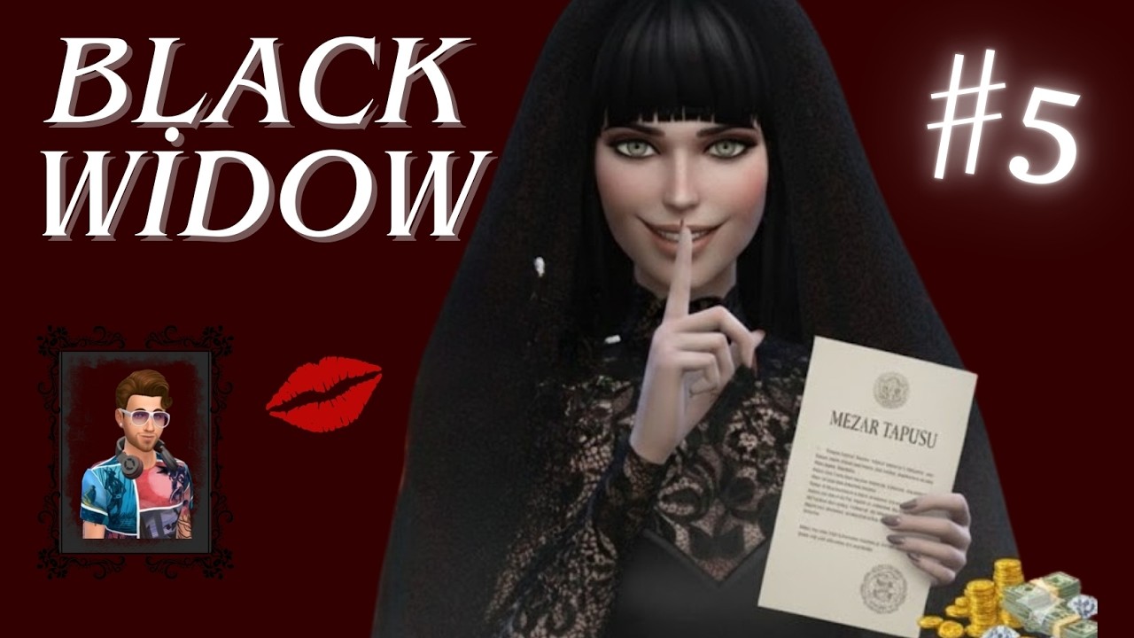 The Sims 4 Black Widow Challenge  Yanlış Damat Öldü Gülizar’ın Planı Ters Gitti Bölüm 5 #sims4