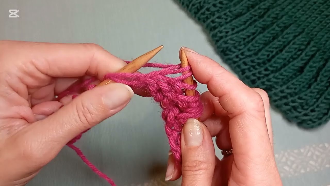 Punto brioche ai ferri