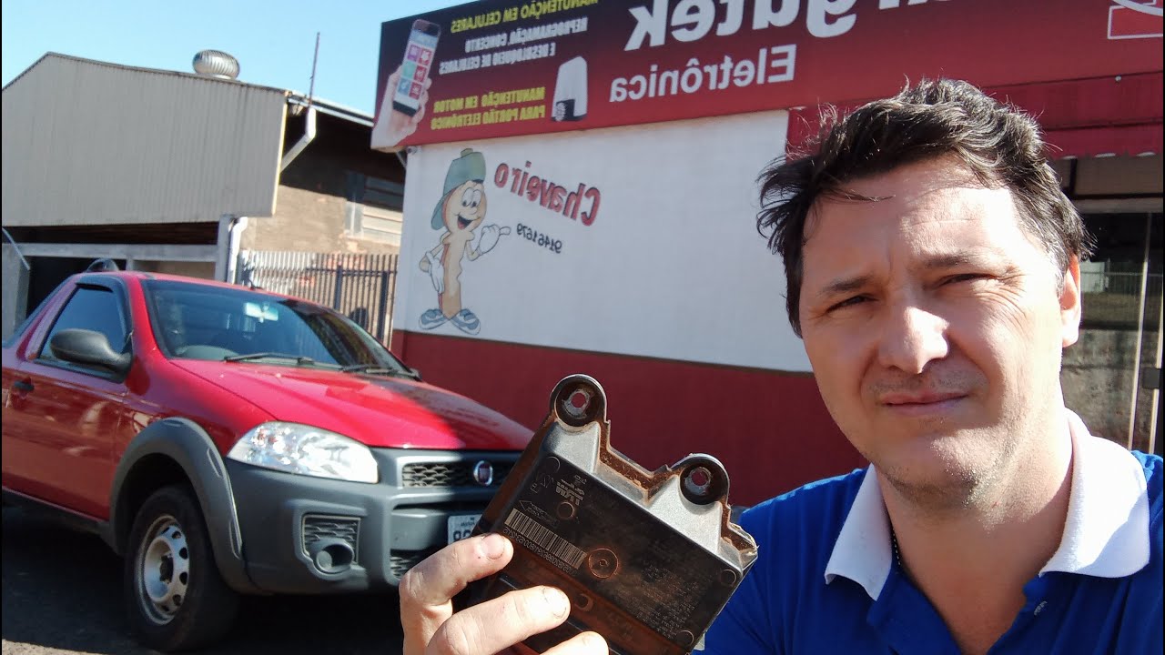 AIRBAG FIAT STRADA - MODULO 51920996 ou 51957873, ambos c/ Memória 95640. limpeza e Reset