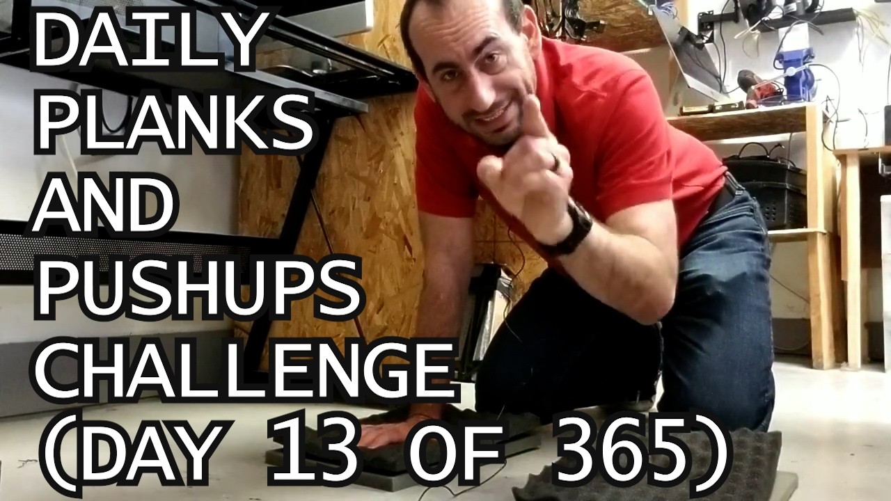 110 Seconds Plank +20 Pushups (Day 13 of 365 Planking)