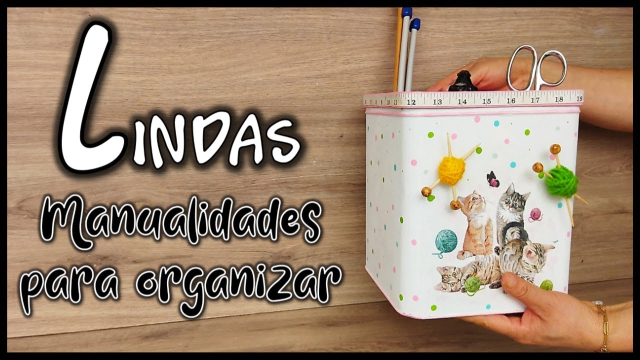 LINDAS IDEAS PARA ORGANIZAR - Manualidades con reciclaje - Crafts to organize