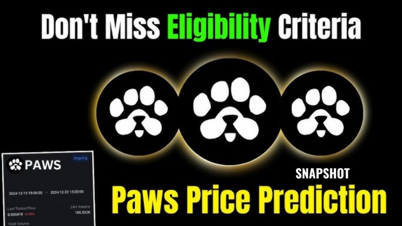Paws Eligibility Criteria check now
