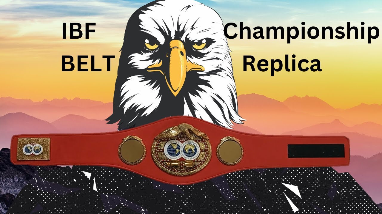 IBF Championship belt , Ibrahim Sports home for the championship belts & medallions