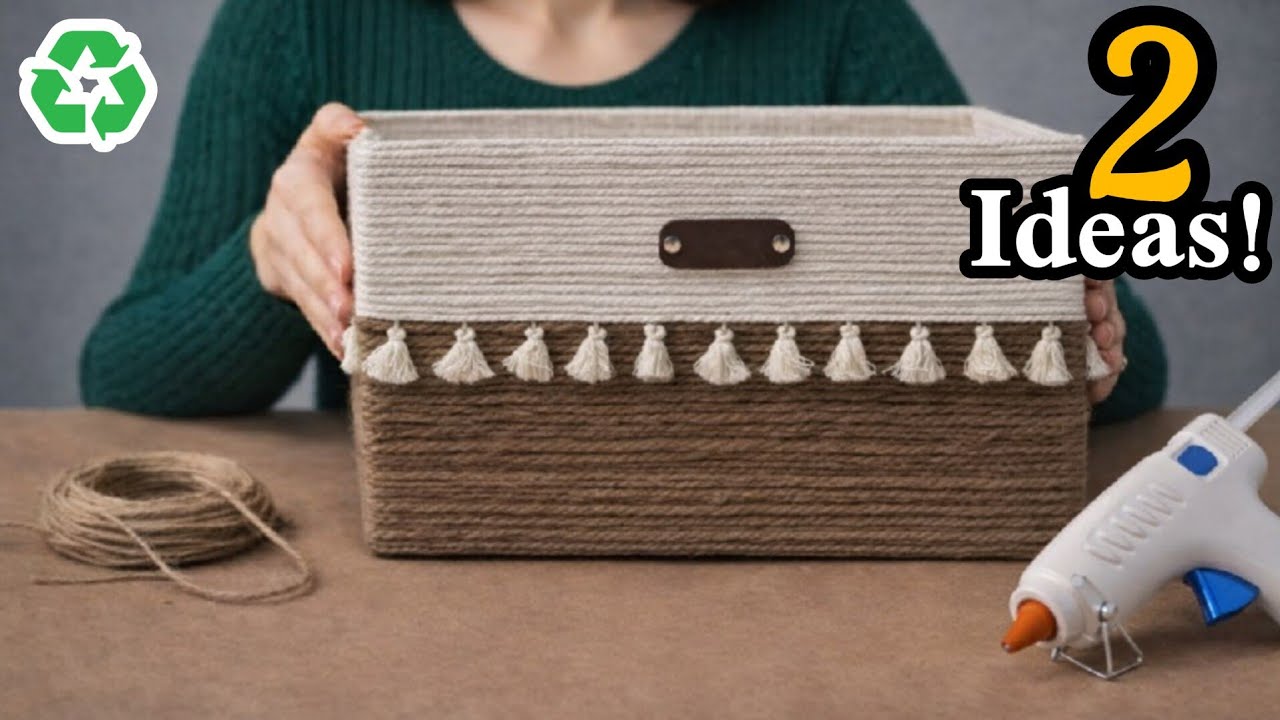 ♦️Super beautiful but low_cost!2 best DIY space_saving craft ideas from waste material ♻️2026