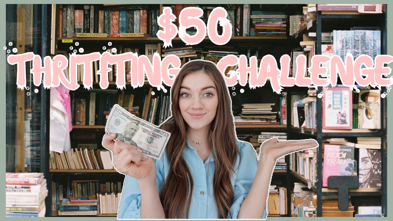 How Many Books Can I THRIFT for $50?? | Book thrifting VLOG 📚
