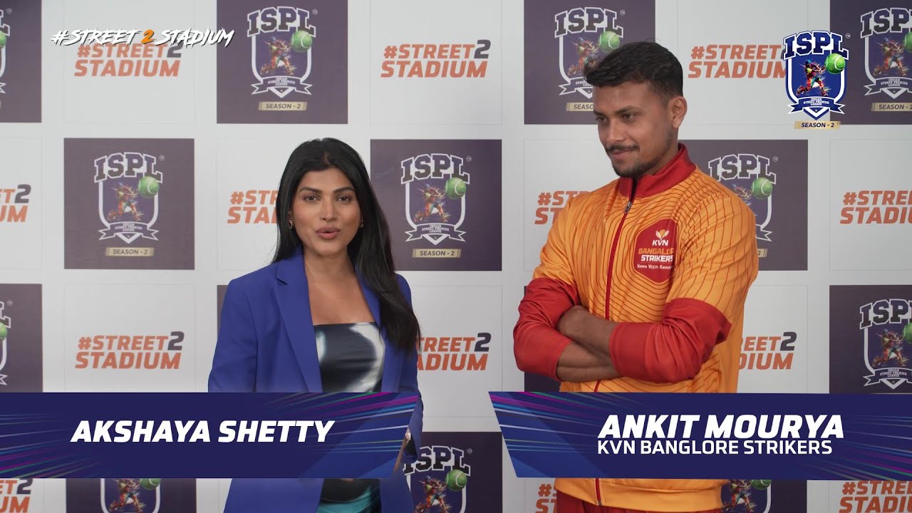 Inspiring Heroes - Ankit Maurya | KVN Bangalore Strikers | ISPL Season 2 | #Street2Stadium